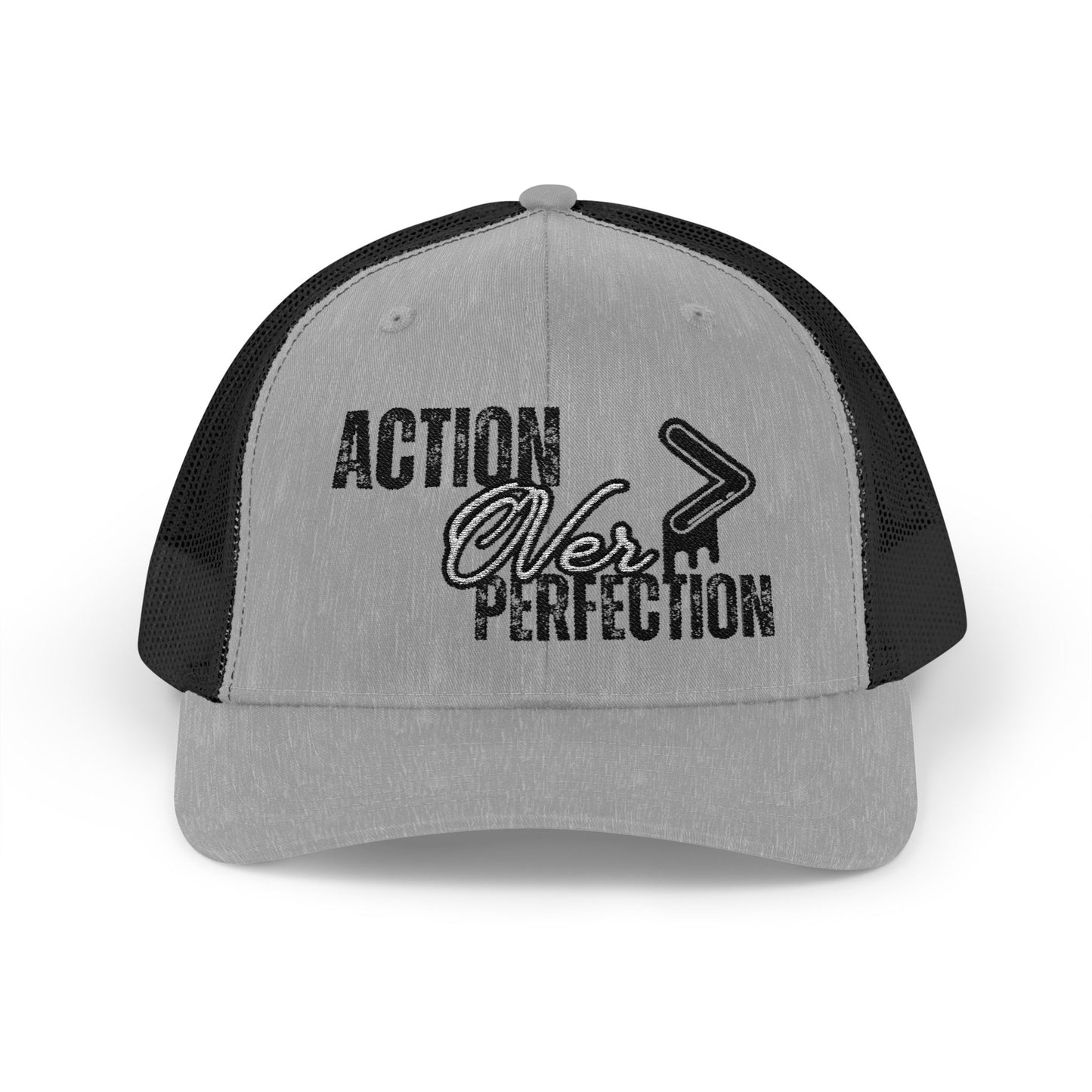 Action Over Perfection Trucker Cap