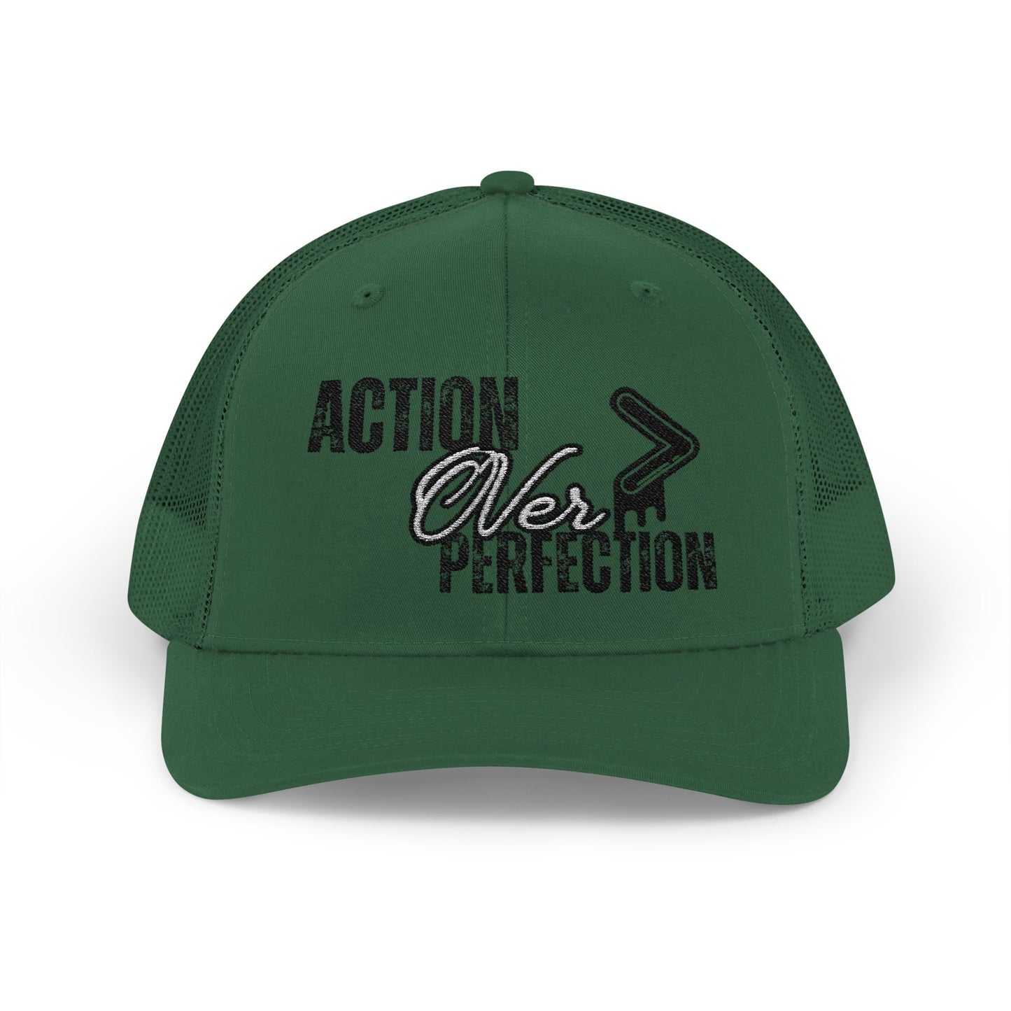 Action Over Perfection Trucker Cap