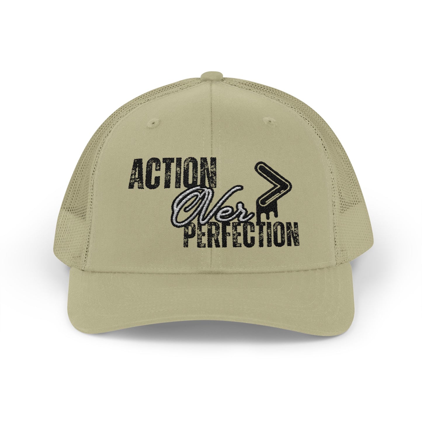 Action Over Perfection Trucker Cap