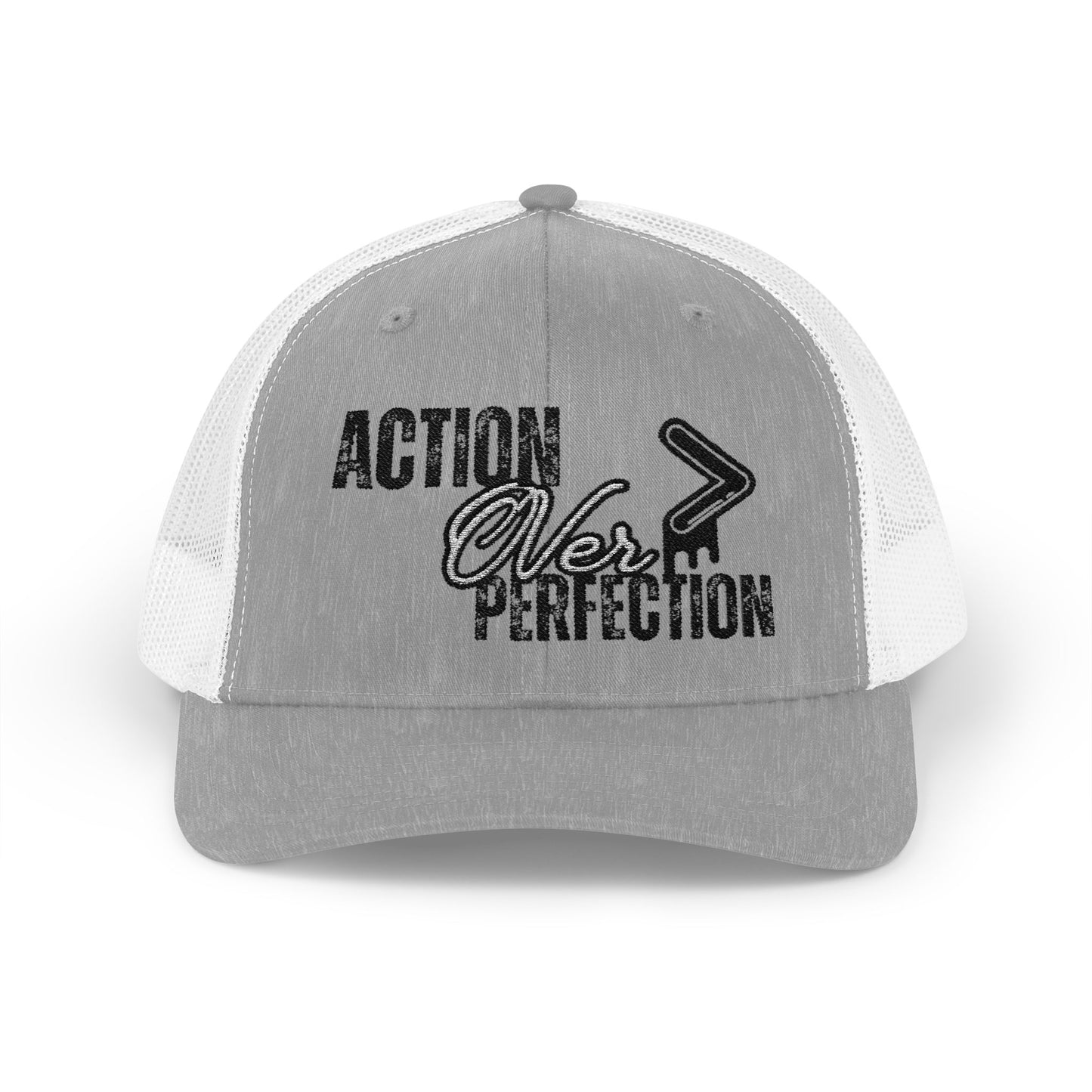 Action Over Perfection Trucker Cap