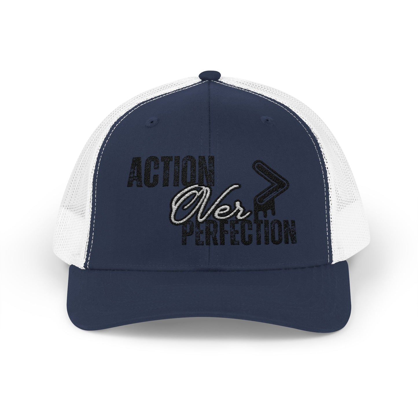 Action Over Perfection Trucker Cap