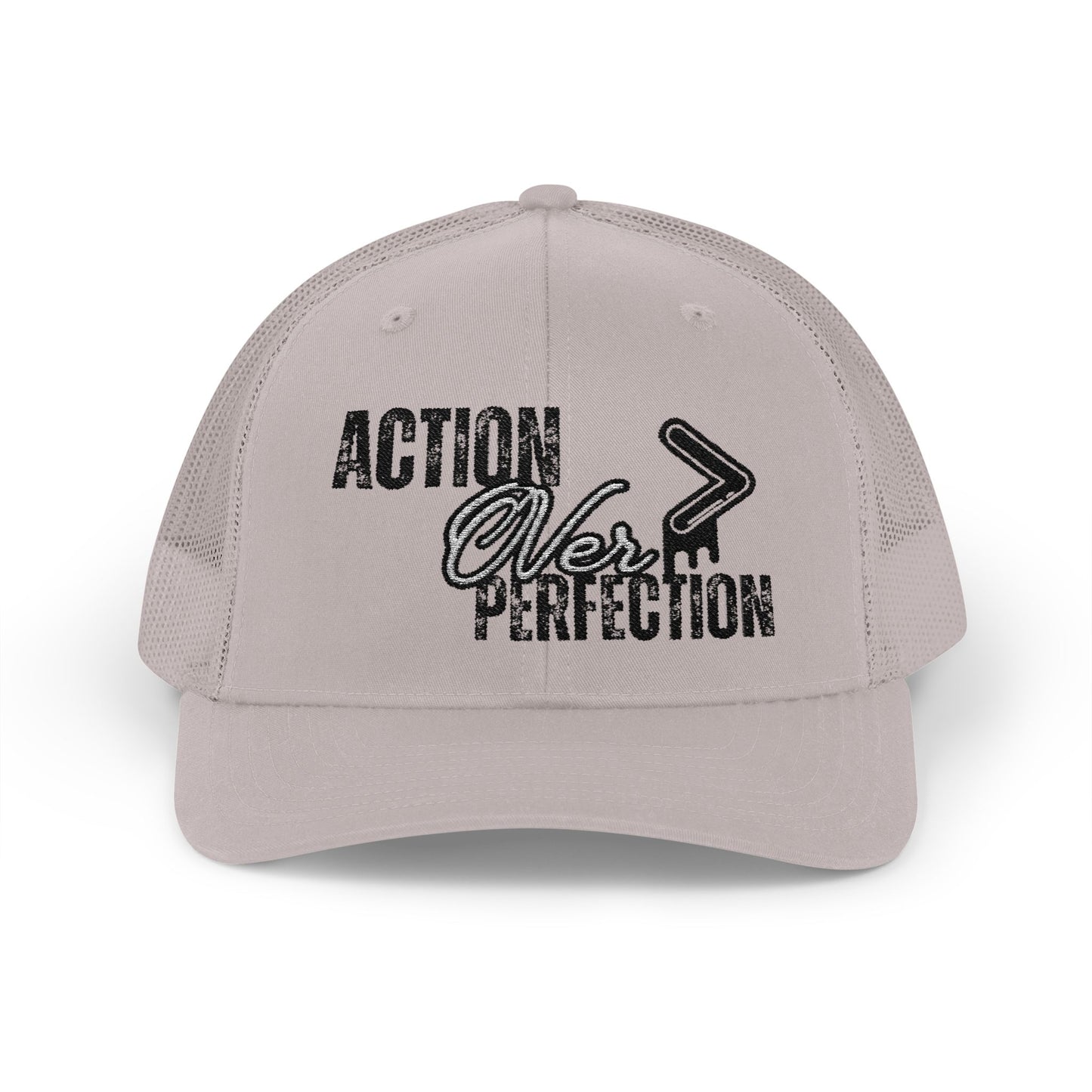 Action Over Perfection Trucker Cap
