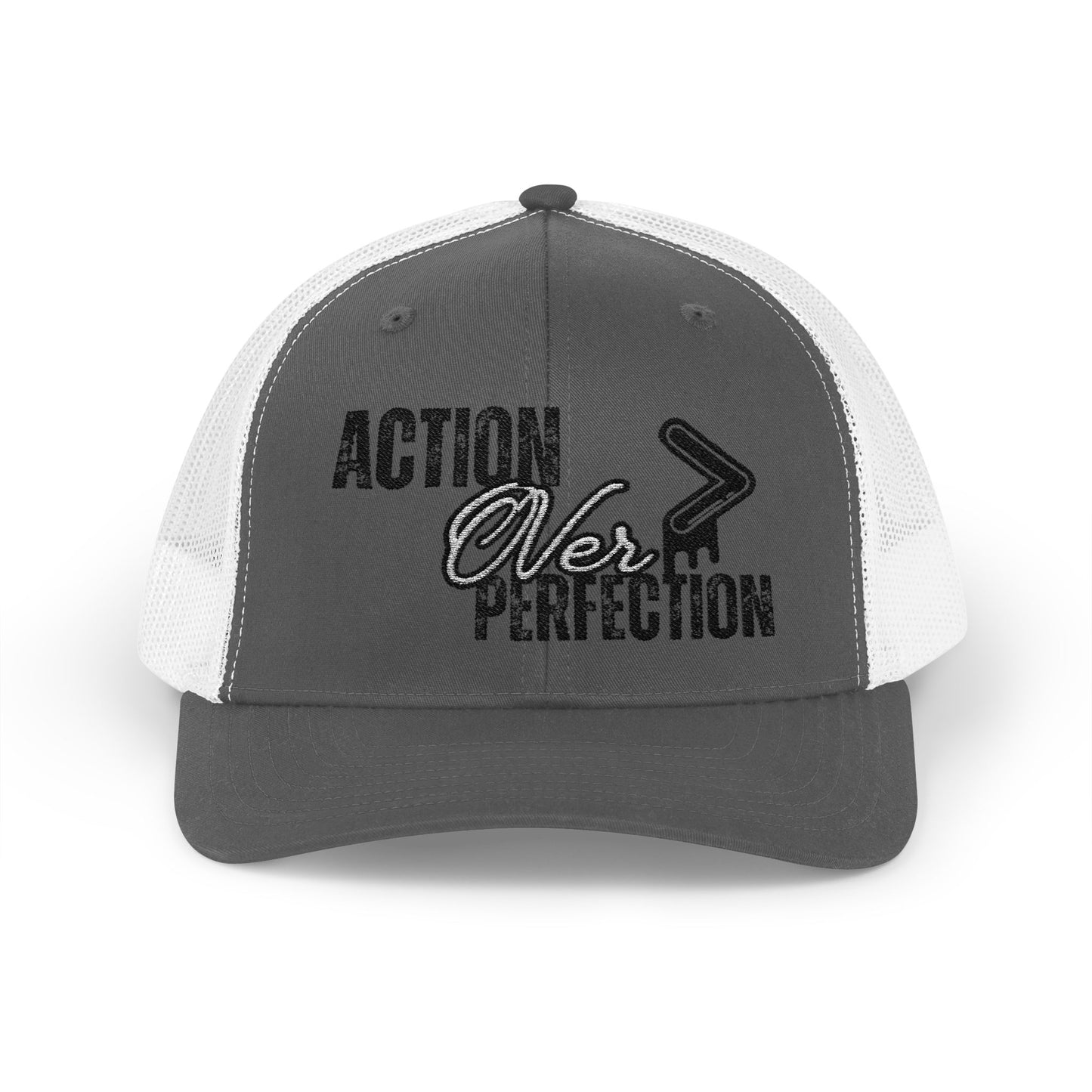 Action Over Perfection Trucker Cap