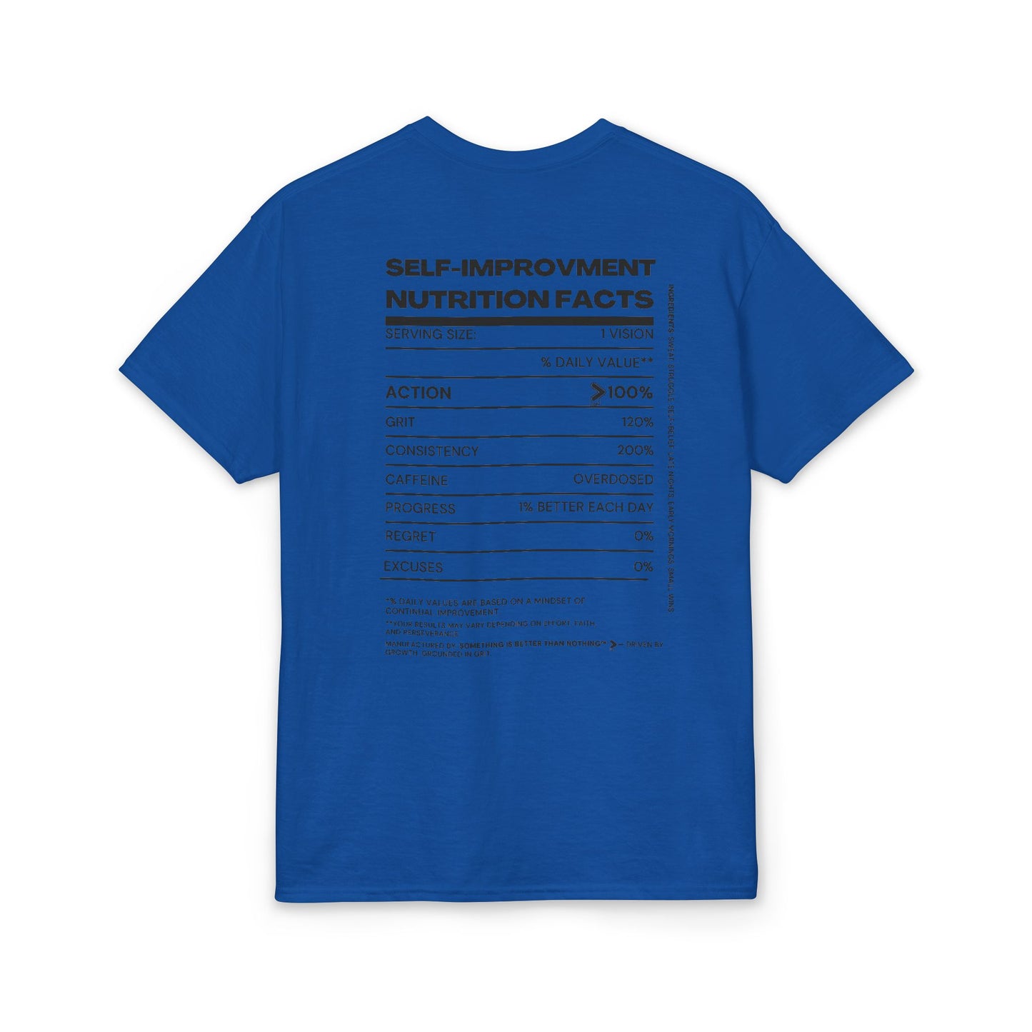The Motivation System Tee — Something Is Always Better Than Nothing