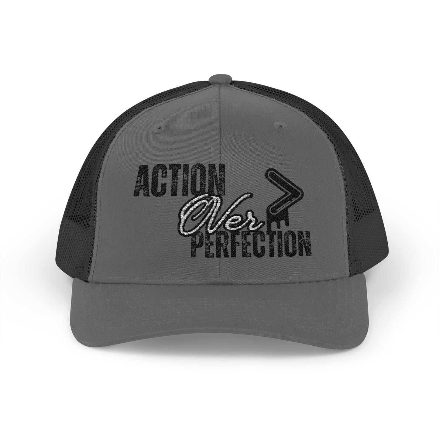 Action Over Perfection Trucker Cap