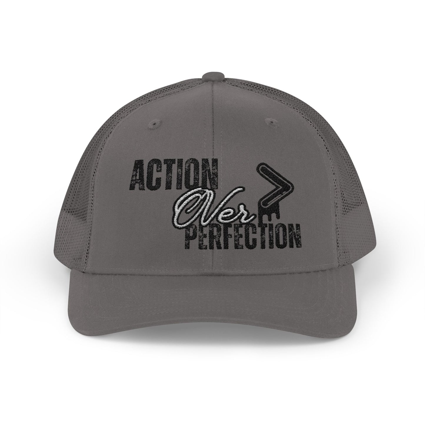 Action Over Perfection Trucker Cap