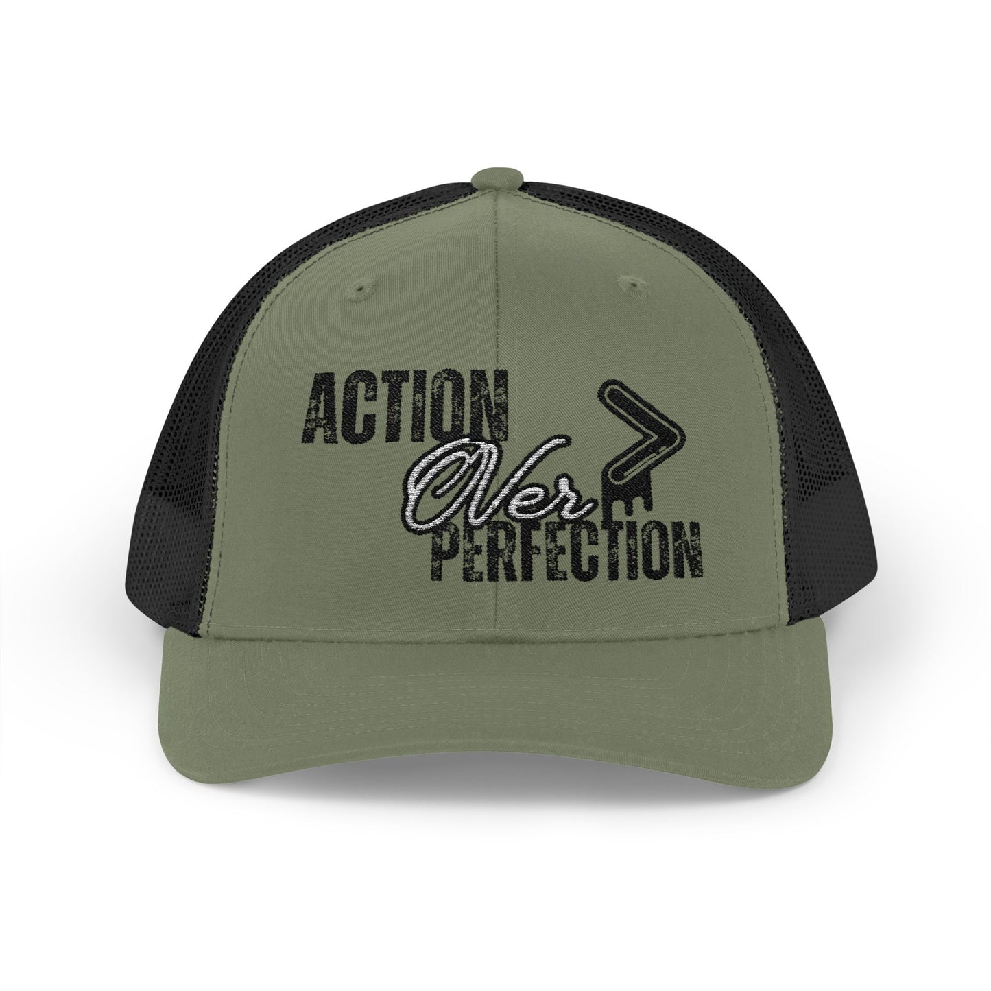Action Over Perfection Trucker Cap