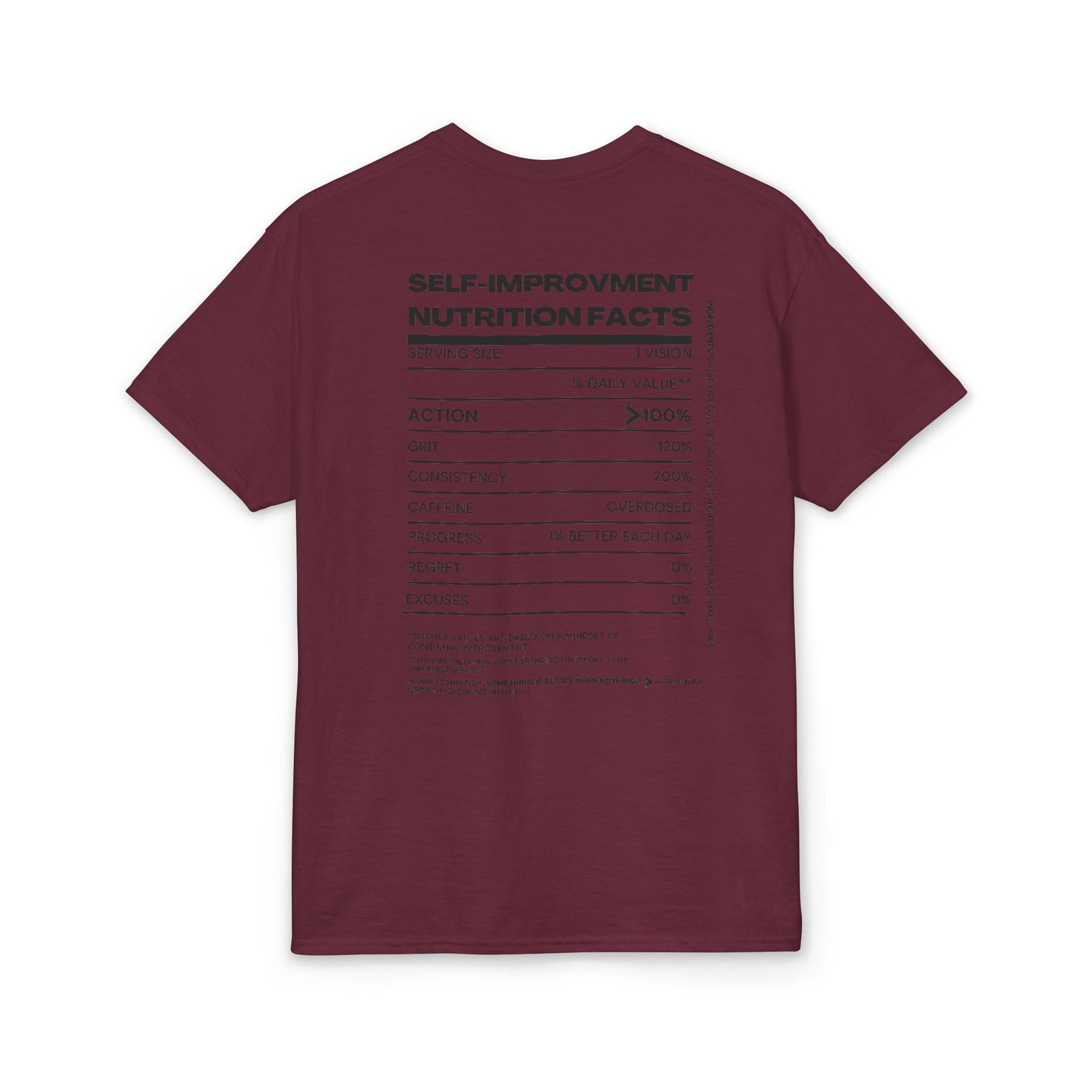 The Motivation System Tee — Something Is Always Better Than Nothing