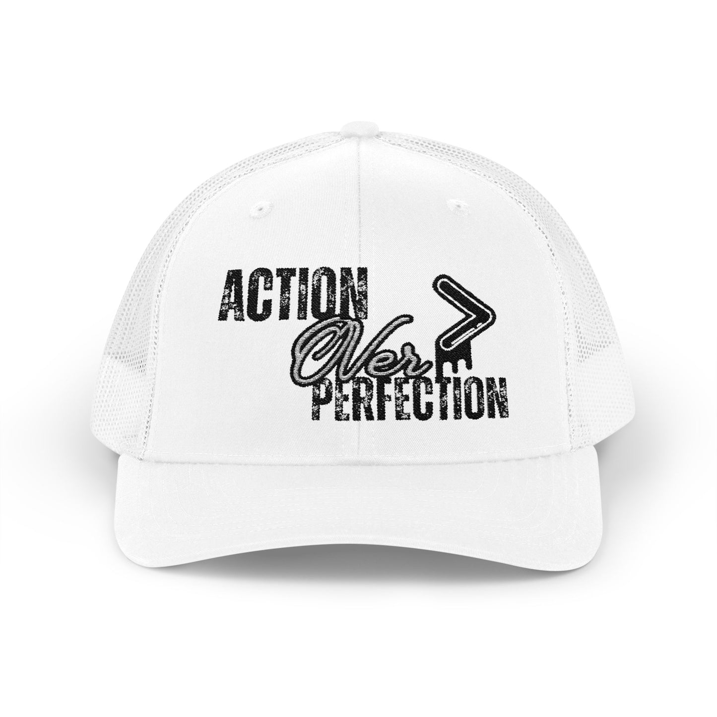 Action Over Perfection Trucker Cap