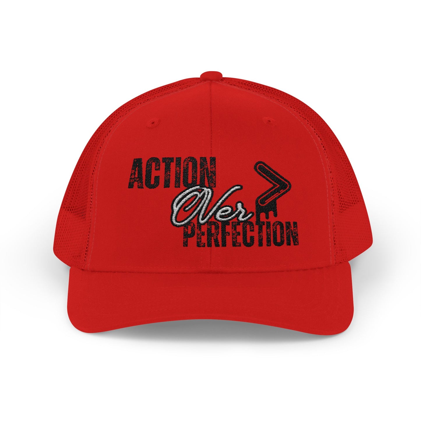 Action Over Perfection Trucker Cap