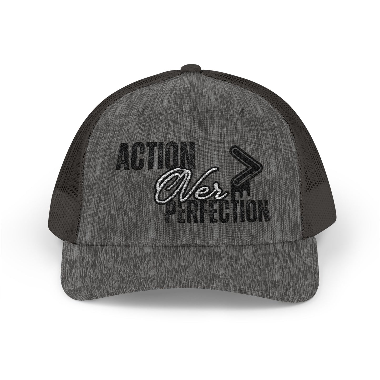 Action Over Perfection Trucker Cap